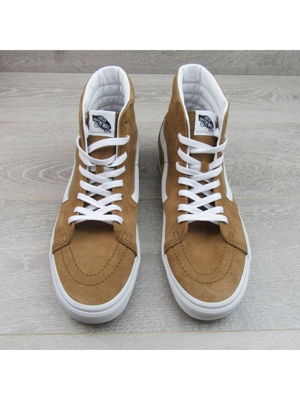 Vans Sk8-Hi Suede Sneakers Men's Size 11.5 Brown NEW - Picture 6 of 15
